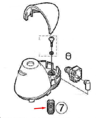 Трубка подключения воды ирригатора Panasonic EW1211