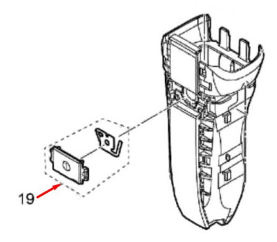 Кнопка WESCV70L3267 бритвы Panasonic