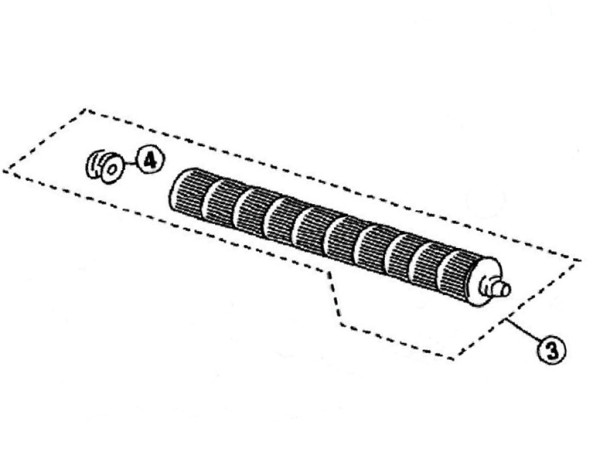 Крыльчатка вентилятора внутреннего блока кондиционера Panasonic CS-A28BKP5