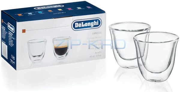 Набор чашек DELONGHI Espresso 2 предмета 5513214591