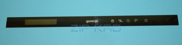 Пластиковая наклейка панели управления для посудомоечной машины Gorenje 573130