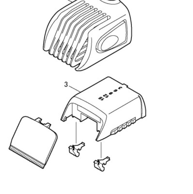Часть корпуса WER2405K3077 триммера Panasonic