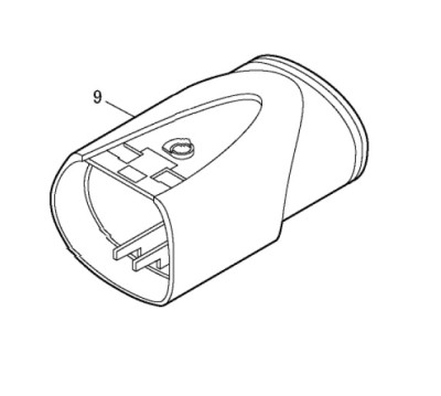 Часть корпуса WER2403K3057 триммера Panasonic