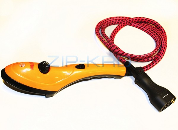 Утюжок (оранжевый) для вертикального отпаривания в сборе с парошлангом и штекером MIE Completto