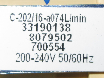 Клапан заливной А.428899 для посудомоечных машин Asko 441586