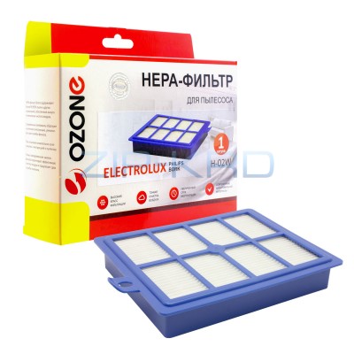 HEPA-фильтр Ozone синтетический для AEG, PHILIPS, BORK и др. H-02W