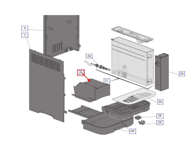 Контейнер AS00006270 кофемашины DeLonghi