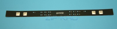 Наклейка панели управления ПММ для посудомоечной машины Gorenje 572871