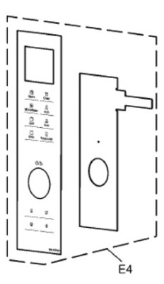 Сенсорная панель СВЧ Panasonic NN-DS596
