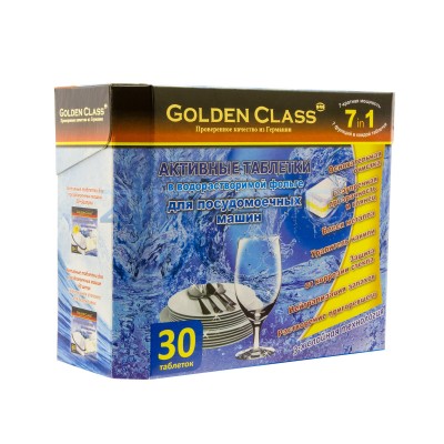 Таблетки Golden Сlass для посудомоечной машины, 30 шт 6087