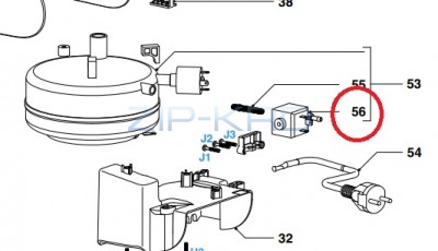 Электромагнитный клапан для парогенератора Philips GC6510-GC6540