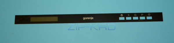 Наклейка на панель управления для посудомоечной машины Gorenje 572795