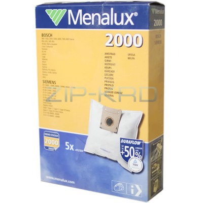 Пылесборники к пылесосам Menalux 2000 v1038