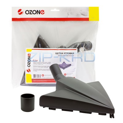 Универсальная щетка для пылесоса угловая Ozone для жестких поверхностей, под трубку 32 и 35 мм UN-55