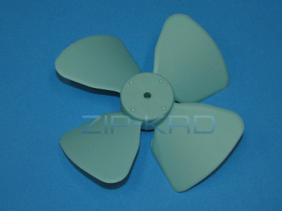 Пластиковая крыльчатка вентилятора для микроволновки Gorenje 259241